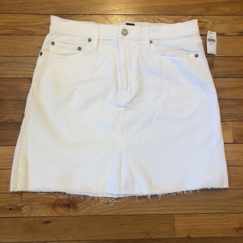 High Rise Denim Mini Skirt - Picture 2 of 4